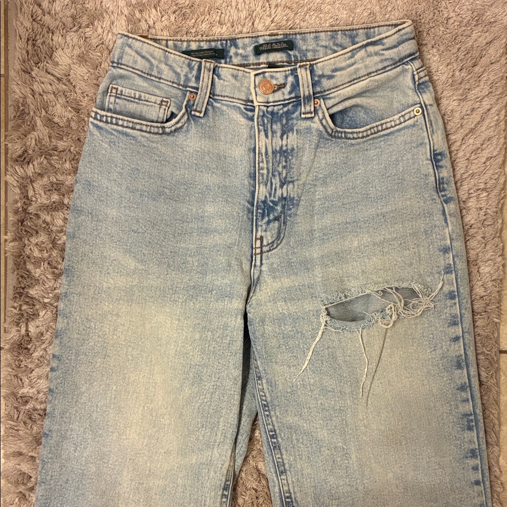 Wild Fable Distressed Rip 90s Jeans Size 0